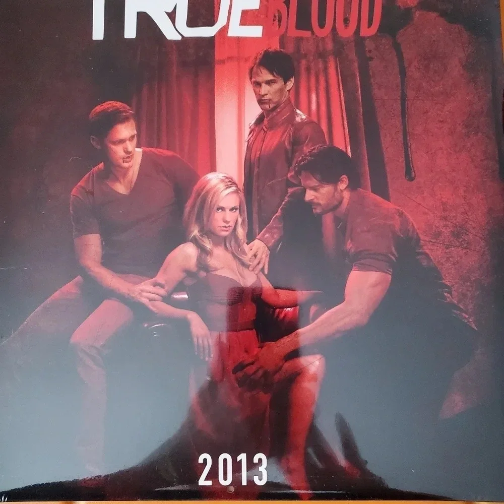COLLECTORS ~ NEW~ 2013 ~ True Blood Calendar ~ In Cellophane🧛‍♀️🧛‍♂️🦇